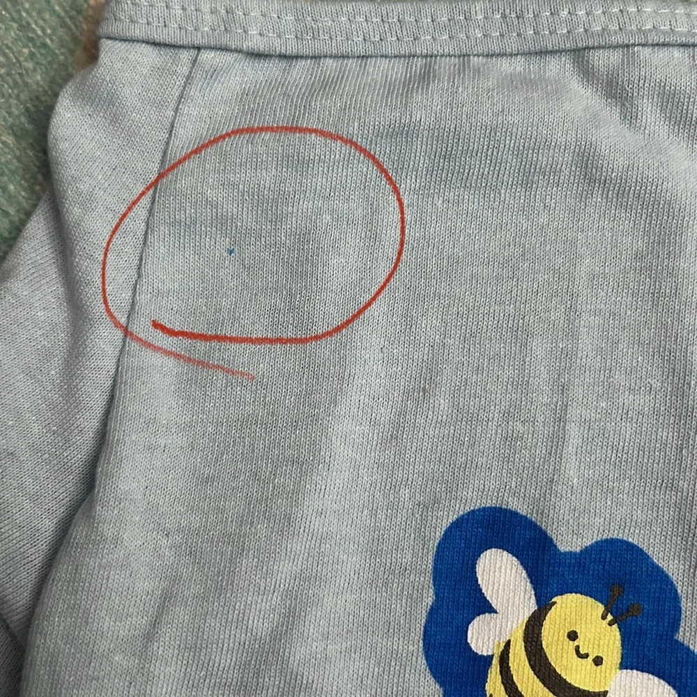 Queen Bee Light Blue Dog Puppy TShirt Dress with Tutu - Size Medium